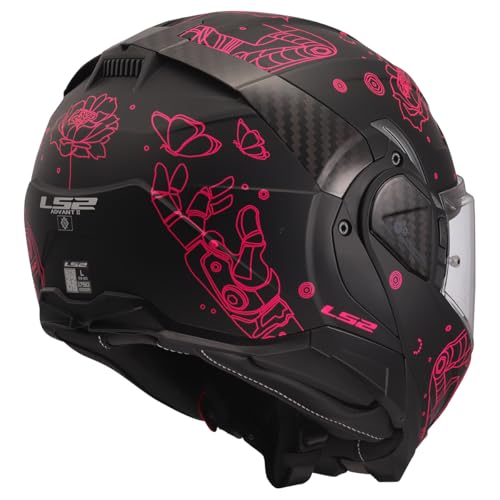 Image of LS2 Helmets Advant II Modular Motorcycle Helmet W /SunShield (Gloss Jeans Gray - X-Small)