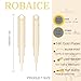 Robaice Long Gold Dangle Earrings for Women, 14K Gold Plated Tassel Chain Chandelier Earrings, Hypoallergenic Bride Party Prom Jewelry Gifts for Women