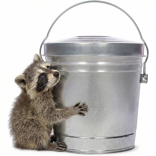 Galvanized Steel Locking Lid Storage Can