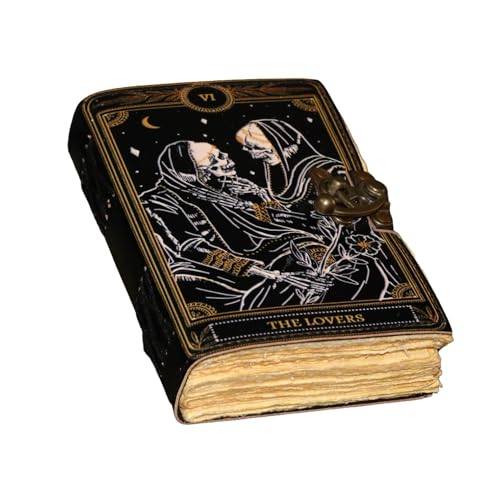 Carnet à spirales en cuir fini le papier qui bave style rétro