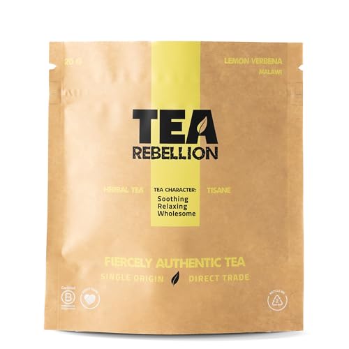 ea Rebellion | Verbena de limón | Té de hierbas | Cero cafeína | Comercio directo | Calmante | Relajante | Sano ea Rebellion | Verbena de limón | Té de hierbas | Cero cafeína | Comercio directo | Calmante | Relajante | Sano