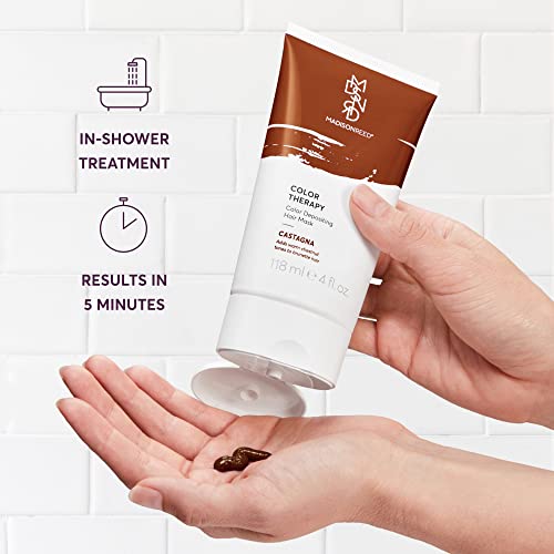 Image of Madison Reed Color Therapy - Castagna Bronze | SmartDye Color Depositing Hair Mask, Adds Warm Chestnut Tones, Deep Conditioner, Ammonia-Free