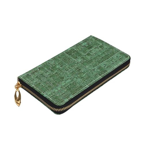 (Alligator Skin) Print Women's Long Wallet Clutch with Zipper Multiple Card Slots Coin Pocket Elegant Ladies Purse3