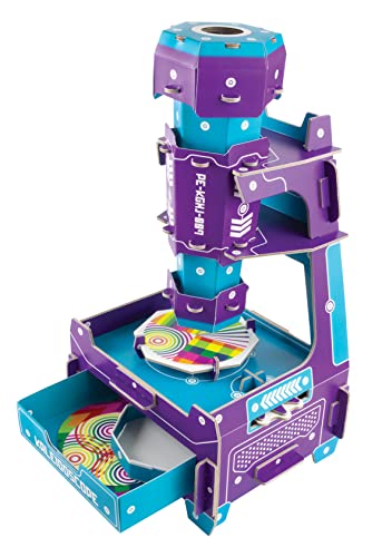 Build Your Own Kaleidoscope - Rotating Stand and Tray - Eco Friendly Cardboard Craft Kit - Age 8+