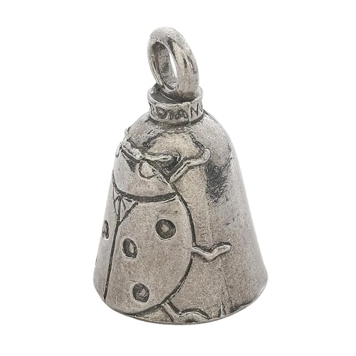 Image of Guardian Bell Animals Good Luck Bell w /Keyring & Black Velvet Gift Bag | Motorcycle Bell | Lead-Free Pewter | Made in USA