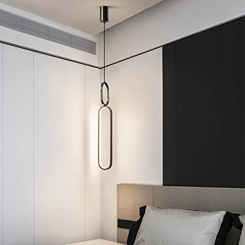 Lampe suspendue réglable pour couloir avec lustre LED dimmable - 4