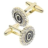 iplusmile 1 ペア性用カフスボ 袖扣 対 婚式やビジネスシーンに 適 耐久 製 カフ