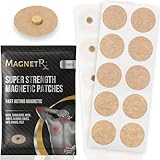 MagnetRX® Patchs de Magnétothérapie – Lot de 20 patchs d'acupression magnétiques – Aimants de guérison 3 500 Gauss ultra puissants pour le corps – Aimant thérapeutique