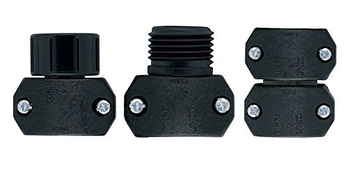 Orbit Universal 5/8 Inch to 3/4 inch Plastic Hose Mender Repair Bundle