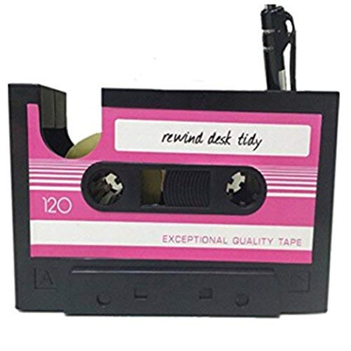 Youthkit Dispenser Vintage Cassette Tape Dispenser Pen Holder