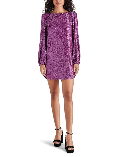 Steve Madden Apparel Delorean Dress, Cabernet, X-Small