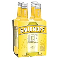 Smirnoff Red Ice Pineapple Flavored Vodka 300 ml (Pack of 4)