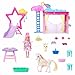 Barbie A Touch of Magic Chelsea Small Doll & Pegasus Playset with Stable, Slide, Pet Bunny 10+ Accessories, Color-Change Winged Horse Toy
