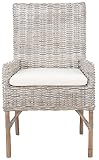 SAFAVIEH Nancy Rattan Accent Chair, 23' Boho...