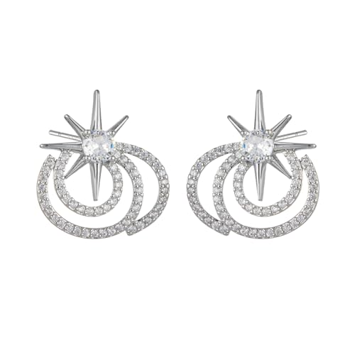 Dckazz Women Earrings Witch Star Stud Princess Bubble Earrings Halloween Costume Jewelry Theaters Fans Gift