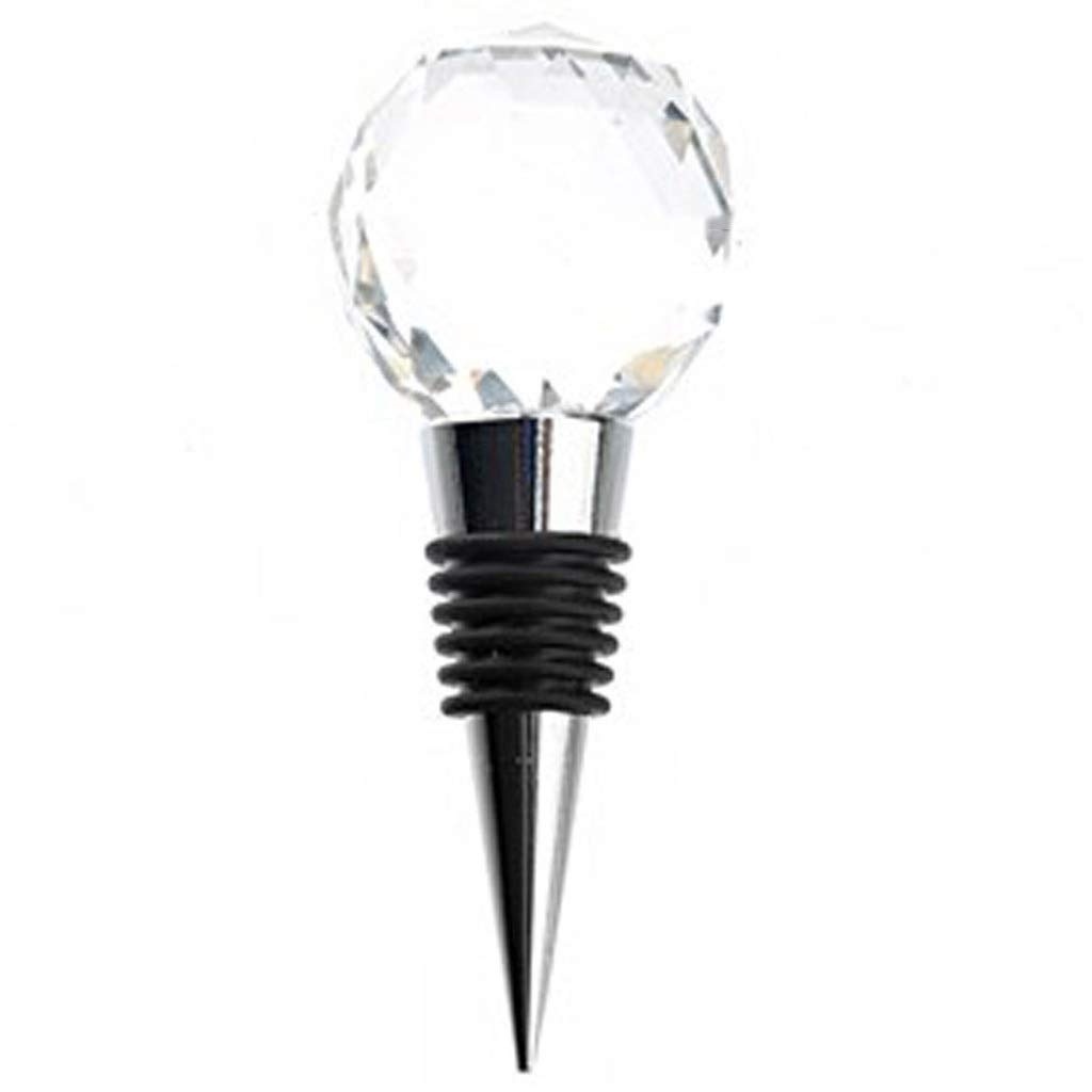 Bouchon de vin scellé sous vide Crystal de style géométrique pour table élégante