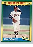 1988 Fleer Baseball's Best Sluggers vs. Pitchers #24 Dave LaPoint Chicago White Sox Official Baseball Card in Raw (EX or Better) Condition