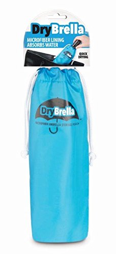 Brella Umbrella Quick Dry Storage Pouch, Microfiber/Polyester, Multi-Colour, 9.5 x 29.5 x 1 cm
