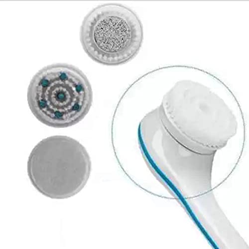 ZURU BUNCH® Spin Spa Electric Face Cleaning Brush Spin Spa Cleansing Facial Brush Massager Massager (White, Blue)