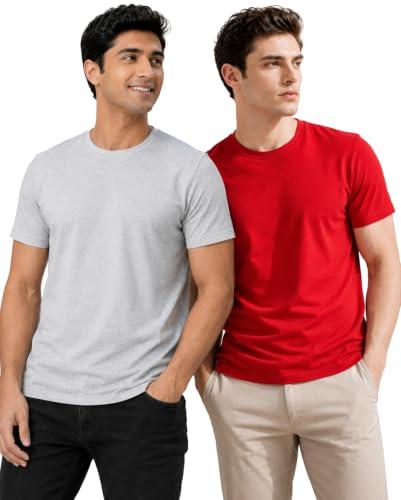 Image of London Hills T Shirt For Man | Men Round Neck Tshirts | Tshirt Shirts Men | Gym T Shirts For mens Workout | T-shirts For Man Cotton Stylish Round Neck T Shirt Half Sleeve Regular Fit Solid Multicolour