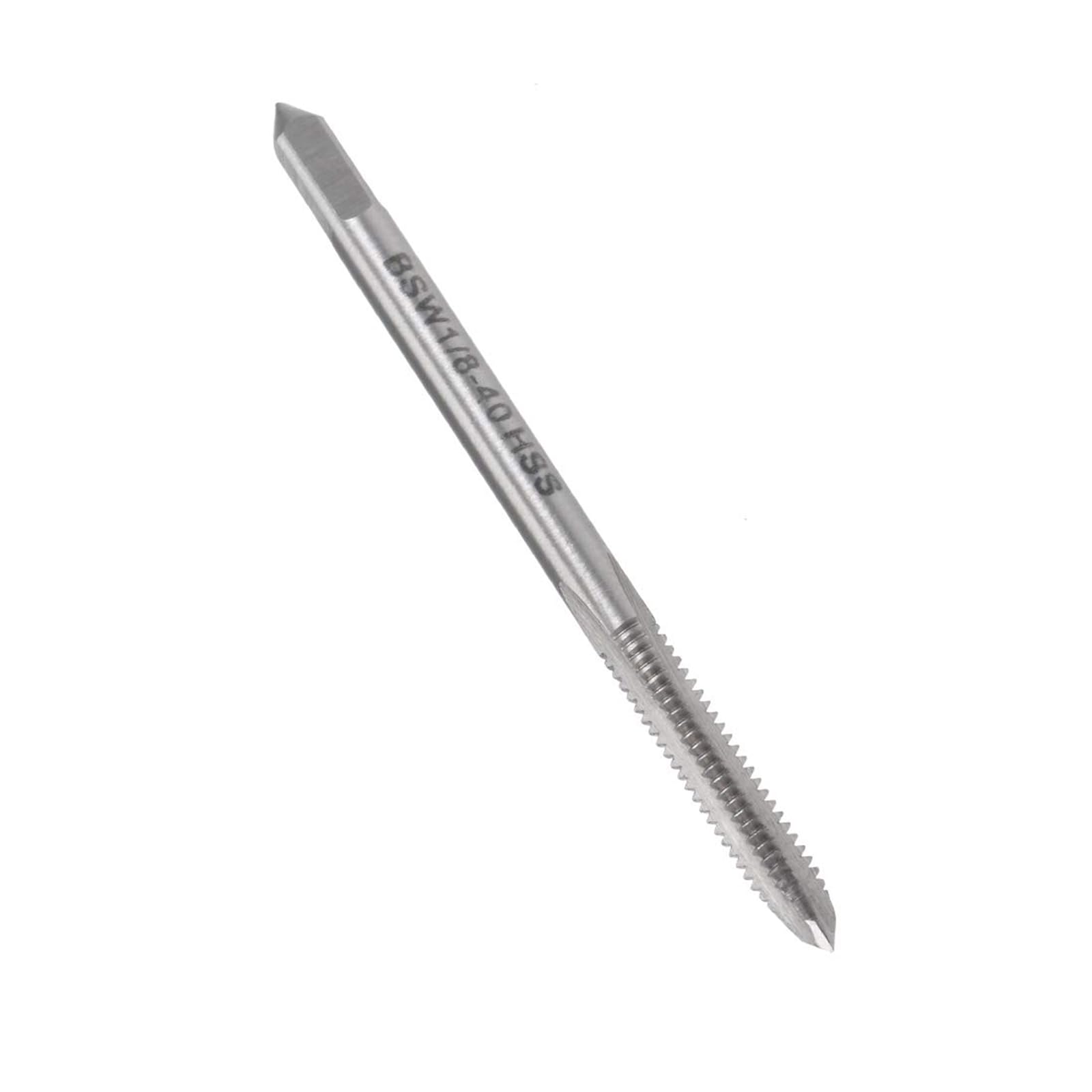 MACHSWON Machine Tap BSW 1/8-40 Thread, for Processing Through Holes or Shallow Holes