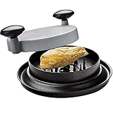 【El jugo se queda con la carne】 Este práctico cortador de carne es una herramienta de cocina portátil y multifuncional que puede picar alimentos fácilmente. Todo lo que tiene que hacer es poner la carne en la cámara, cerrar la tapa y luego usar el asa integrada para girarla varias veces.