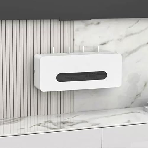 Étagère murale routeur sans montage pour box internet et câbles à la maison
