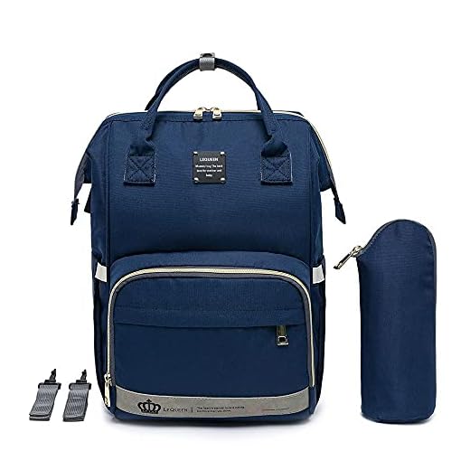 Mochila Maternidade + Porta Mamadeira Térmico, Lequeen