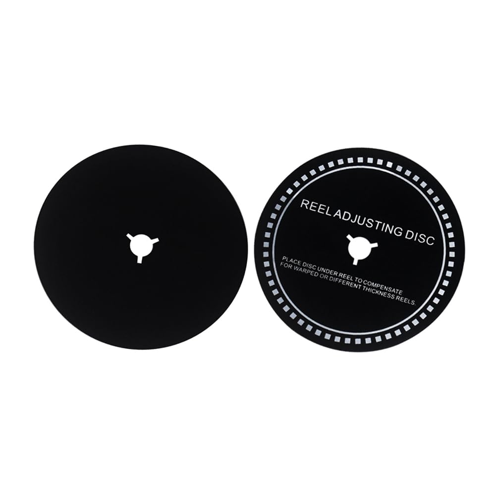 0.3/0.4/0.5/0.6/0.7/0.8/0.9/1.0/1.1/1.2MM Spacer Disc for Reel to Reel Tape Recorders 2 PCS for Trident/Nab Adapter Spacer Silicone Gasket Spacer for Revox Studer Revox/Teac (0.5mm)