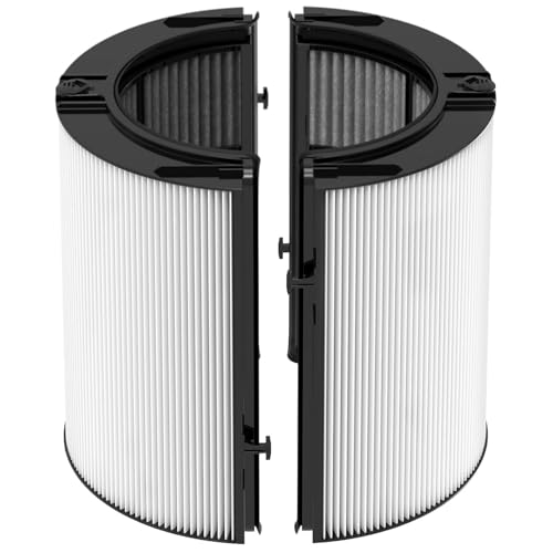 FFAC 360 Combi Glass HEPA Carbon Filter for Dyson Air Purifier TP07 TP7A TP7B TP09 TP10 TP06 Purifying Fan, 2-in-1 H13 True HEPA Compatible with Dyson Tower Purifying Fan