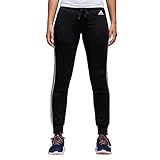 closed xs 3-Streifen an den Beinen adidas Damen Hose Essentials 3-Stripes Closed Hem, Black/White, XS, S97109