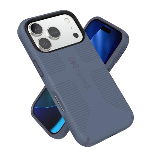 Image of Speck CANDYSHELL Grip +MS Case for iPhone 17 Pro - Mystery Blue /Faded Denim | Slim Protective Grip | Drop Protection | MagSafe Compatible