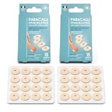 Topolenashop 36 Paracalli Ovali Autoadesivi in Lattice Naturale 2,8 x 1,8 cm – Cuscinetti Morbidi Trasparenti Anti-Sfregamento per Dita dei Piedi, Calli, Vesciche, Scarpe e Uso Quotidiano | 62094