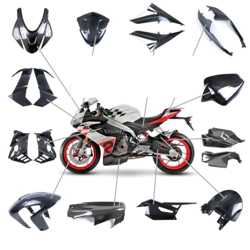 Panneau latéral carbone RS660 | Remplacez le plastique par le carbone 3K - 2