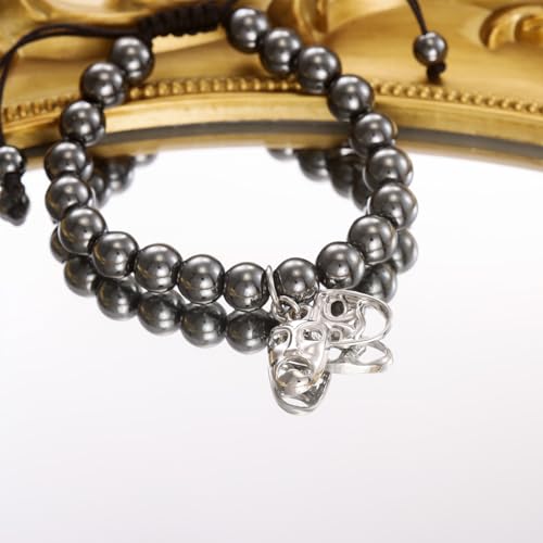 Image of Kivosliviz Theater Gifts Bracelet for Women Drama's Comedy Tragedy Jewelry Actress Theater Bracelet