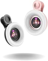 Vista 3 de Atlas View Lente macro, lente macro para iPhone, mini anillo de luz macro, lente de cámara de teléfono, lente de aumento, accesorios de fotografía