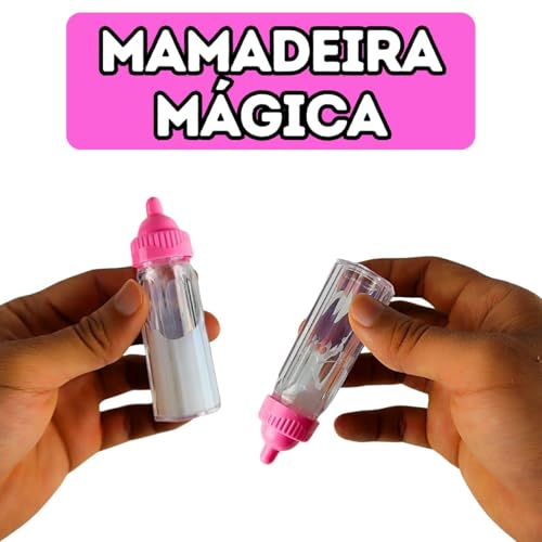 Kit Acessórios para Boneca Fraldas Mamadeira mágica talheres