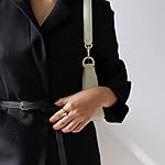 VODIU Clutch Tote Handbags with 2 Removable Straps and Zipper Closure Crossbody Bags Shoulder Purse Handbag for Women - Image 5