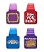 Ata-Boy Friends TV Comedy Set of 4 1" Magnetic Page-Top Bookmarks