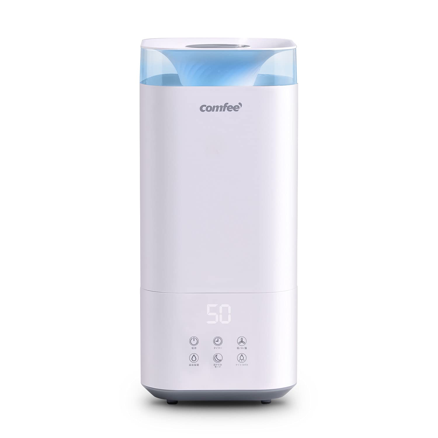 Amazon.co.jp: COMFEE' 加湿器 超音波式 卓上 5L 大容量 除菌