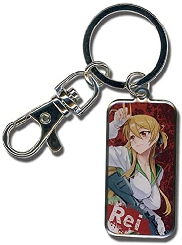Porte-clés High School of The Dead Rei anti-rayures avec attache en acier