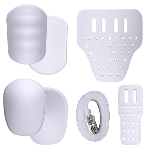 LURKA Football Pads Set, 8-Piece Youth Slotted Pad Kit &ndash; Includes Hip, Thigh, Knee, Tailbone Pads...