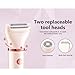 KEXIAO Stainless Steel Face Epilator Washable Hair Removers Hair Removal Device Hair Removal Tool Electric Face Removers