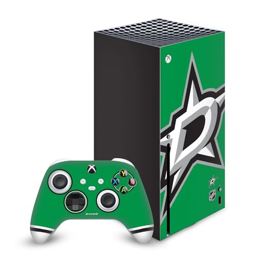 Skin Dallas Stars Xbox Series X protection vinyle sans bulle pack complet NHL