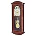 Bulova Litchfield Large Regulator Wall Clock, Model C4332 | Classic Pendulum Design | Harmonic Hourly Chime | Brown Cherry Finish
