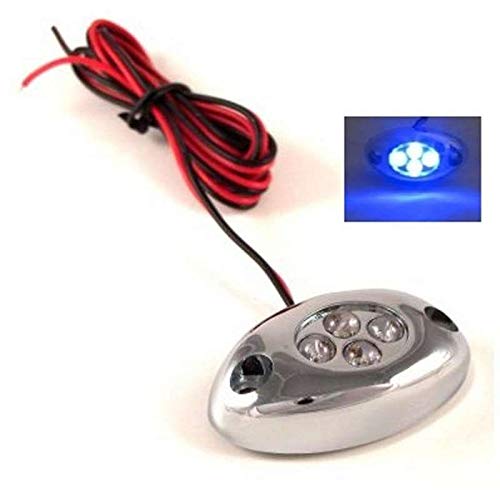 Módulos LED bajo luz azul 4 piezas para moto y auto miniatura 3