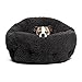 Best Friends by Sheri OrthoComfort Deep Dish Cuddler (20x20x12") - Self-Warming  Cat and Dog Bed, Black