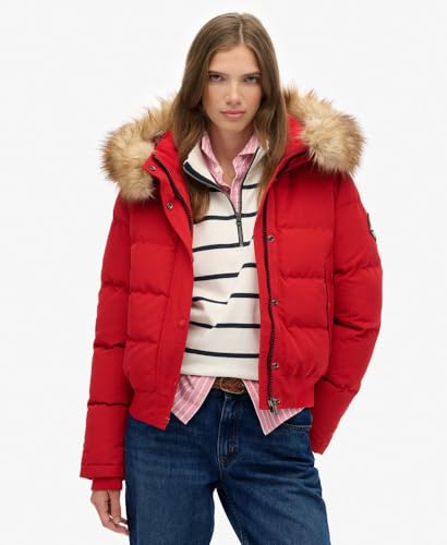 Doudounes Superdry EVEREST HOODED BOMBER JKT FR - vue 4