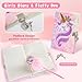 Cherry Tale Unicorn Gifts for Girls Age 6-8, Kids Unicorn Toys Set with Light Up Star Pillow Diary Headband Eye Mask Christmas Birthday Gifts for Little Girls Age 4 5 6 7 8 9 10