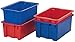Produktbild Drehstapelbehälter 45l PP rot L.600xB.400xH.250mm stapelbar